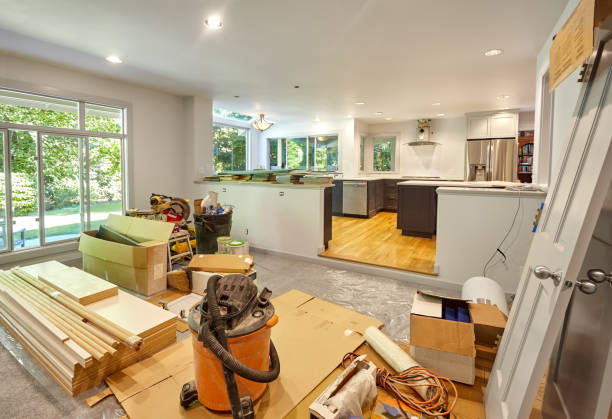 Professional Kitchen Island Installation technician working in Edgewater, NJ